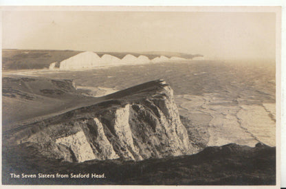 Sussex Postcard - Seven Sisters From Seaford Head  TZ3884