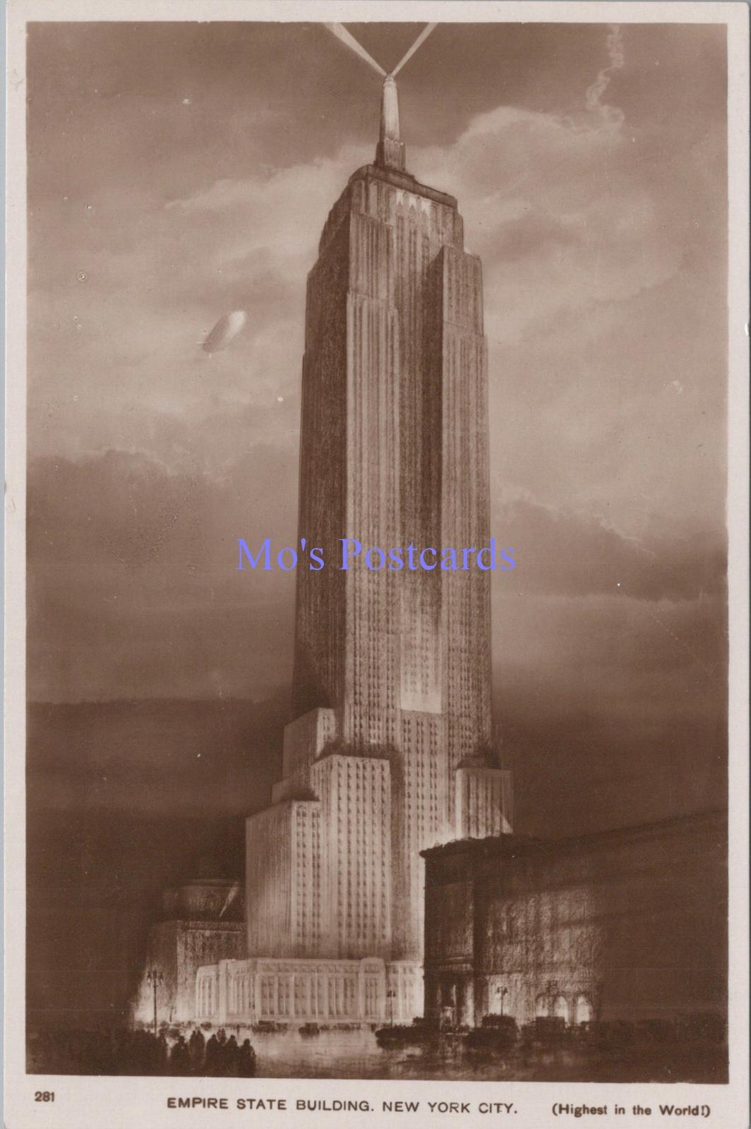 America Postcard - New York City, Empire State Building  DC2346