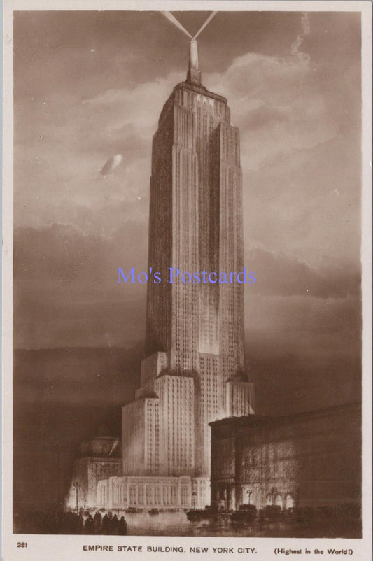 America Postcard - New York City, Empire State Building  DC2346