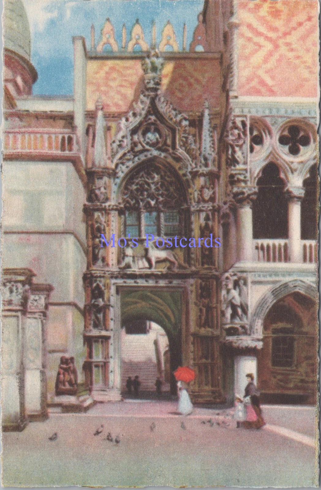 Italy Postcard - Venice, Venezia, Porta Della Carta  DC2314