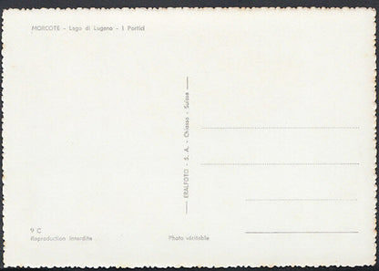 Switzerland Postcard - Morcote - Lago Di Lugano - I Portici   RR2363
