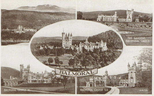 Scotland Postcard - Views of Balmoral    RS22344