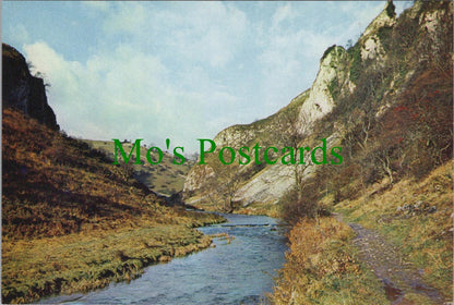 Derbyshire Postcard - Dovedale Narrow Gorge RR19898