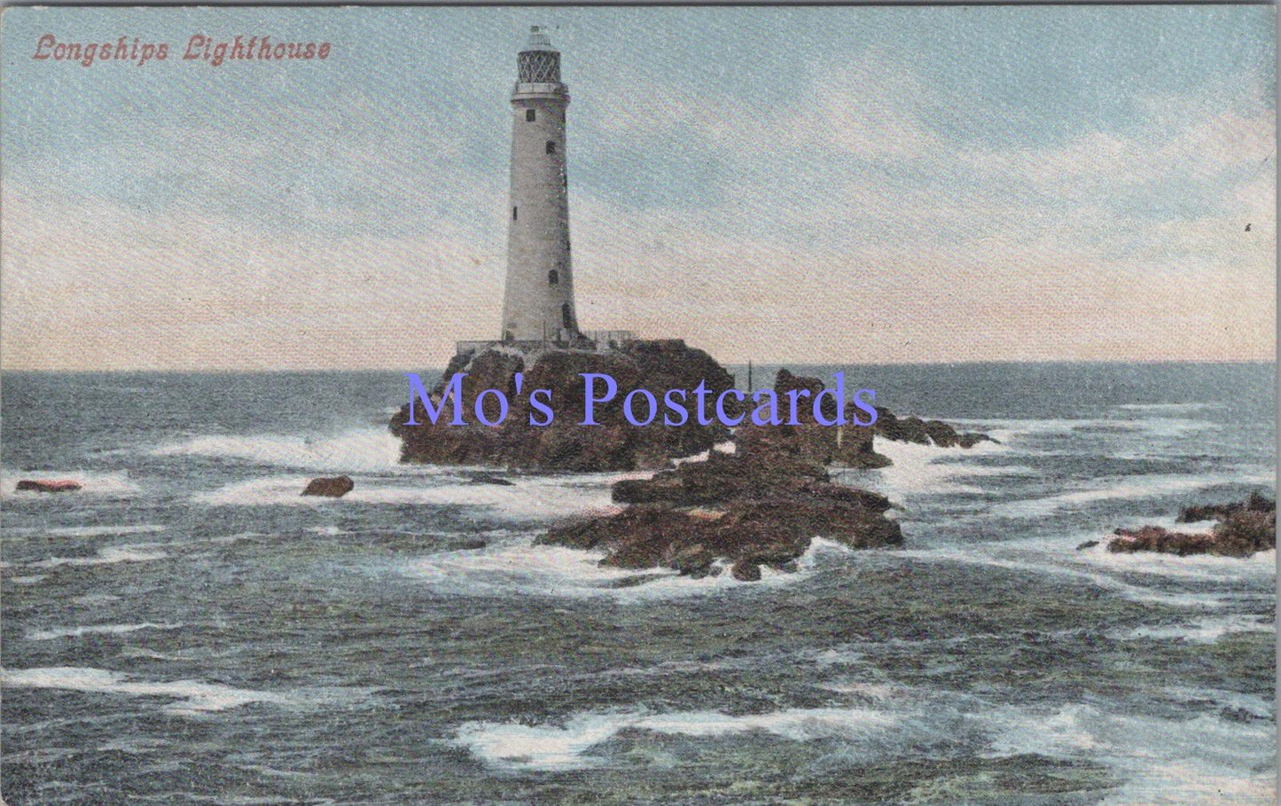 Cornwall Postcard - Longships Lighthouse, Lands End  RS37315