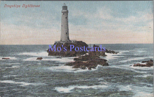 Cornwall Postcard - Longships Lighthouse, Lands End  RS37315