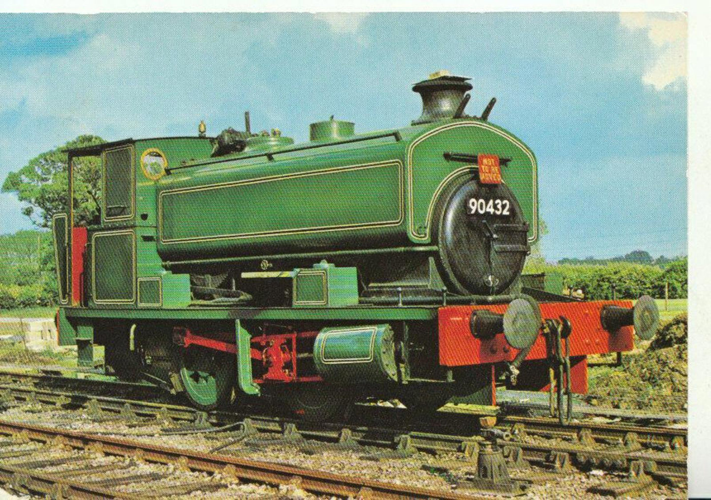 Railways Postcard - Train - Andrew Barclay 0-4-0 Saddle Tank  20813A