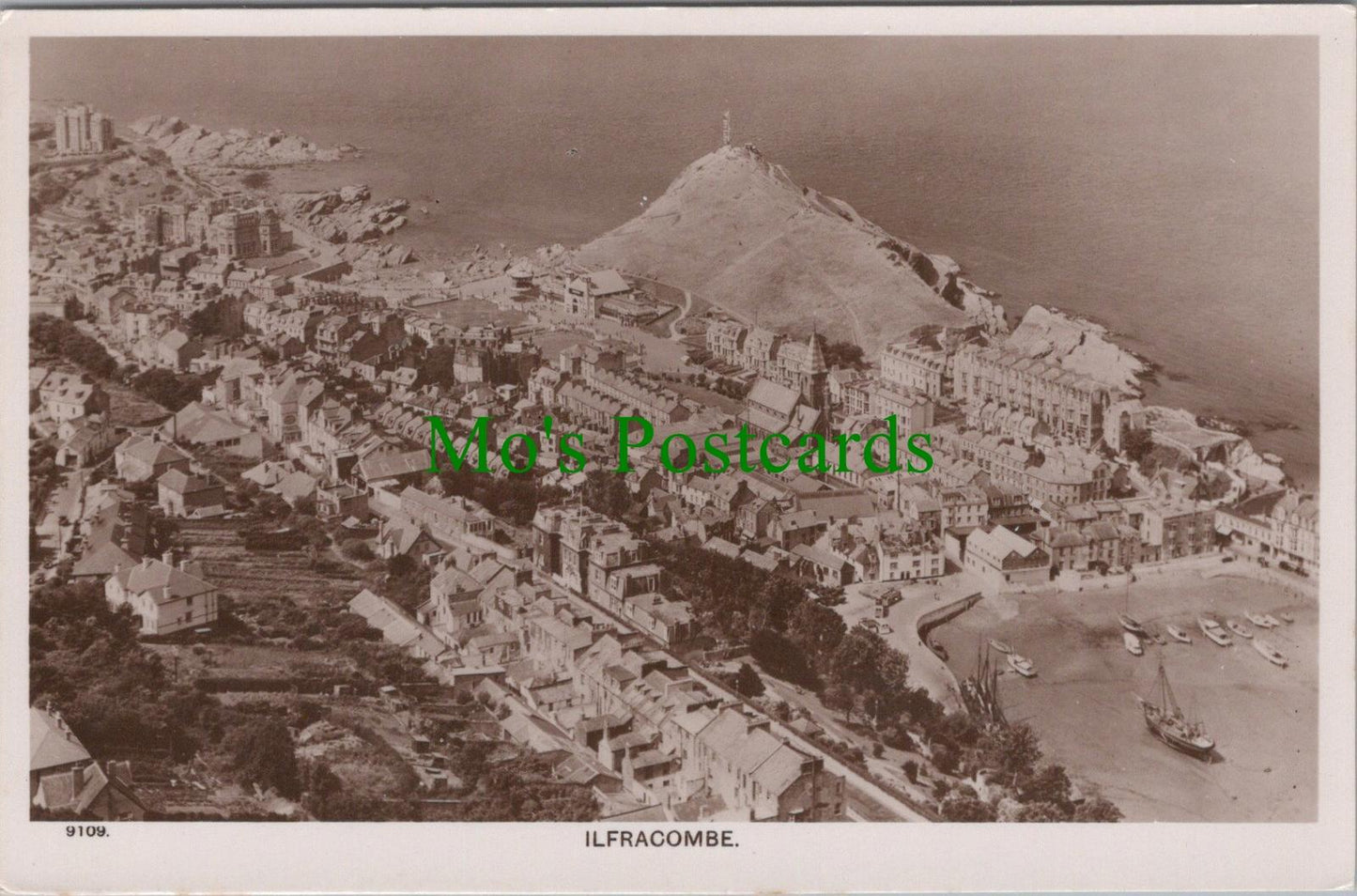 Devon Postcard - Ilfracombe Aerial View  RS36212