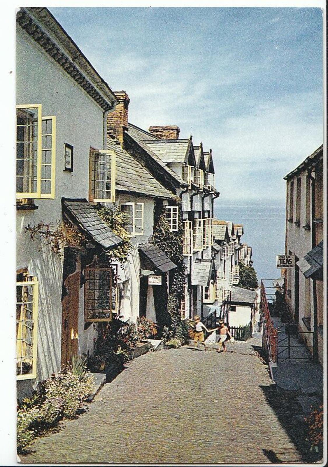 Devon Postcard - High Street, Clovelly   AB828