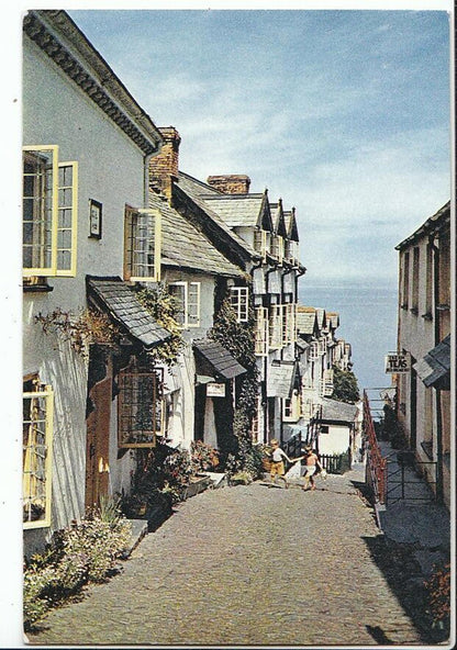 Devon Postcard - High Street, Clovelly   AB828