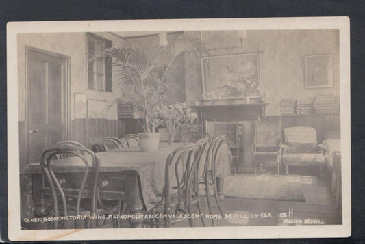Sussex Postcard: Bexhill-on-Sea Victoria Wing Convalescent Home 1910s T6633