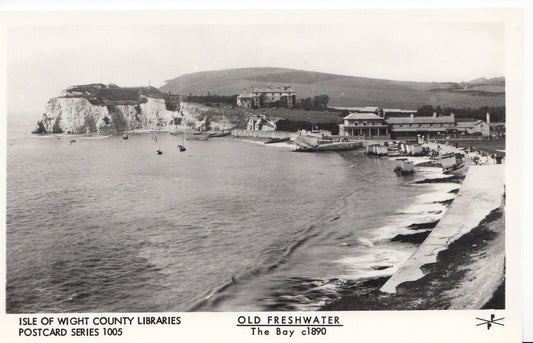 Isle of Wight Postcard - Freshwater, The Bay c1890 - A5666