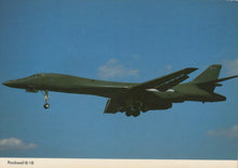 Load image into Gallery viewer, Military Aviation Postcard - Rockwell B-1B U.S.Air Force Bomber Aeroplane RR9765
