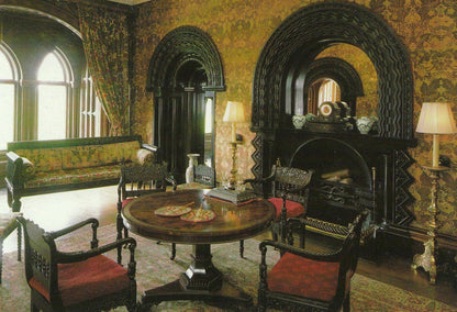 Wales Postcard - The Ebony Room,Penrhyn Castle, Bangor, Gwynedd   AB745