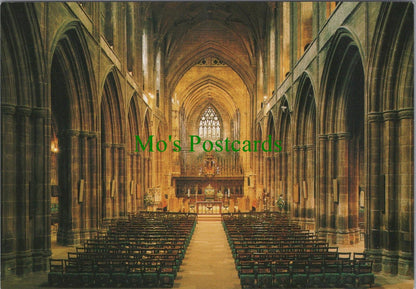 Cheshire Postcard - Chester Cathedral - The Nave Looking East  RRR1342