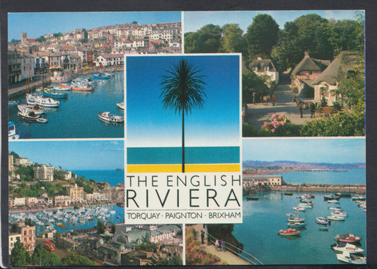 Devon Postcard - The English Riviera, Torquay, Paignton, Brixham   RR5724
