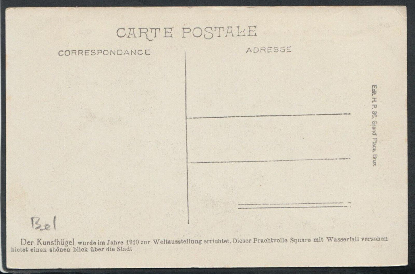 Belgium Postcard - Bruxelles - Mont Des Arts, Brussel Kunsthugel     RS15991