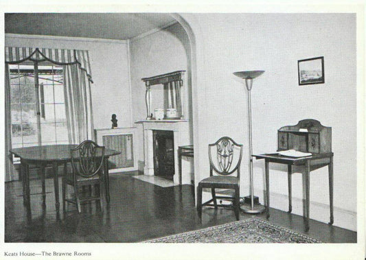 London Postcard - Keats Home, The Brawne Rooms  20668A