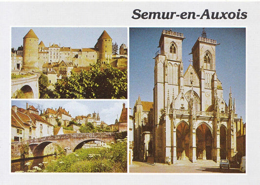 France Postcard - Semur-En-Auxois - [Cote-d'Or] - Panorama De La Ville  SM315