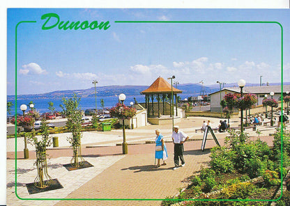 Scotland Postcard - Dunoon Town Square - On The Firth of Clyde   LSL75