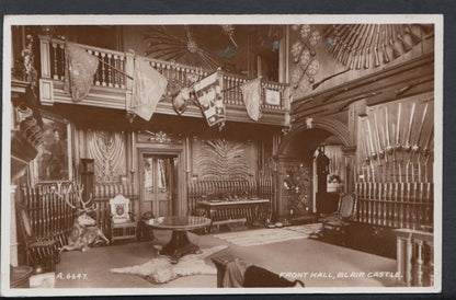 Scotland Postcard - Front Hall, Blair Castle    RS7919