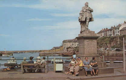 Devon Postcard - William III Memorial, Brixham   RS22178