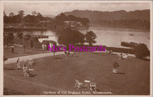 Load image into Gallery viewer, Cumbria Postcard - Windermere, Gardens of Old England Hotel  HM498
