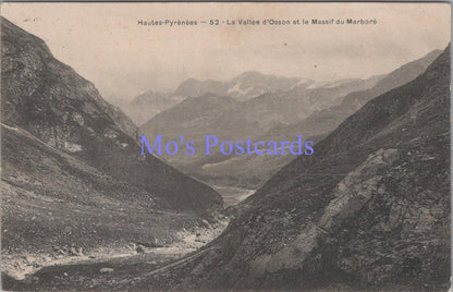 France Postcard - Hautes-Pyrenees, La Vallee d'Osson Et Le Massif... DC2051