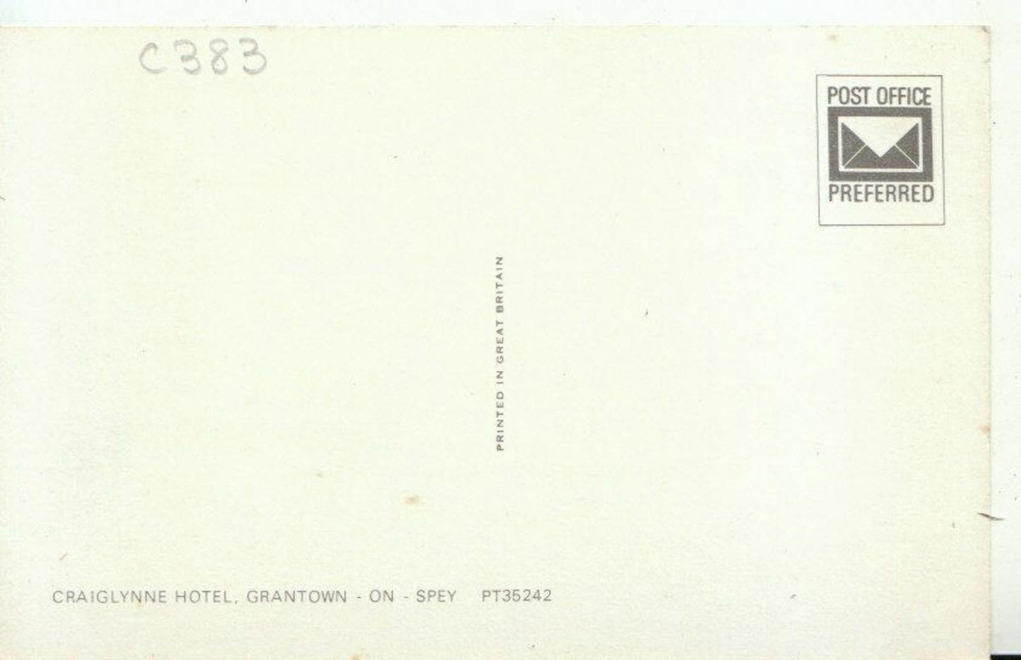 Scotland Postcard - Craiglynne Hotel - Grantown-on-Spey, Moray TZ2394