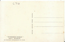 Load image into Gallery viewer, France Postcard - Pyrenees-Ocean - Biarritz  17243A
