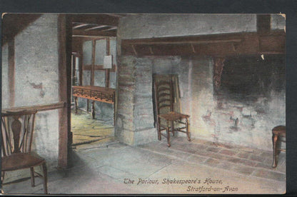 Warwickshire Postcard - The Parlour, Shakespeare's House, Stratford  RS10062