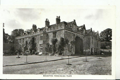 Kent Postcard: Boughton Monchelsea Place, Historic Manor House RPPC 1950s 12270A