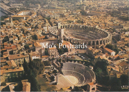 France Postcard - Aerial View of Arles, Bouches Du Rhone, Partially Used RR22421
