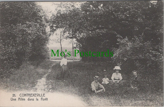 France Postcard - Contrexeville Une Allee Dans La Foret, Vosges RS36910
