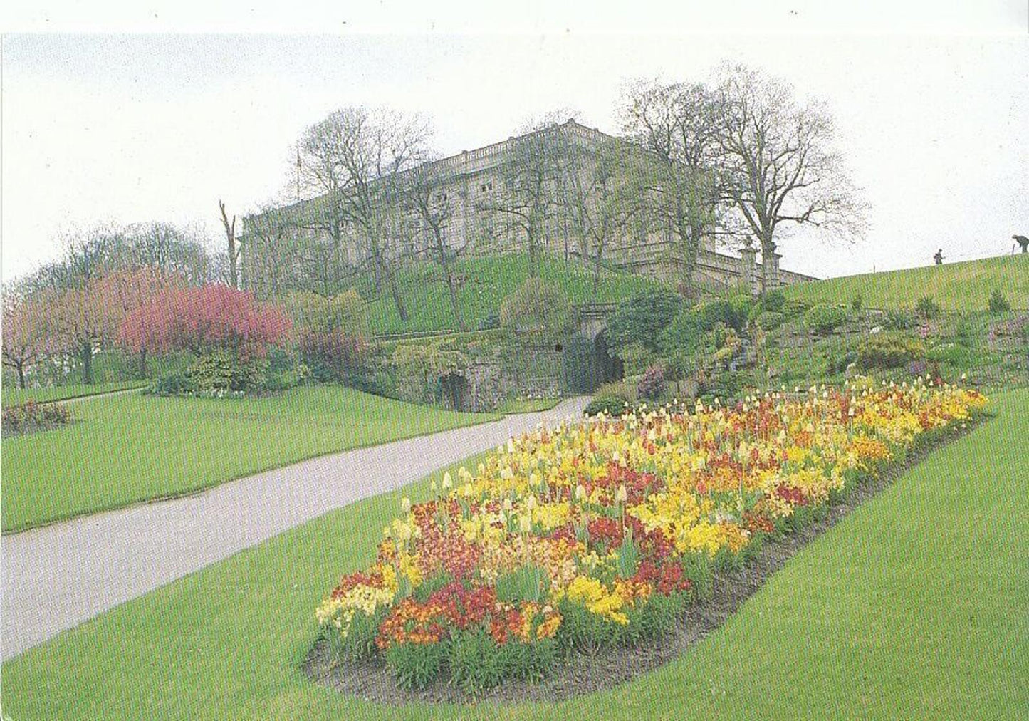 Nottinghamshire Postcard - East Front, Nottingham Castle  AB228
