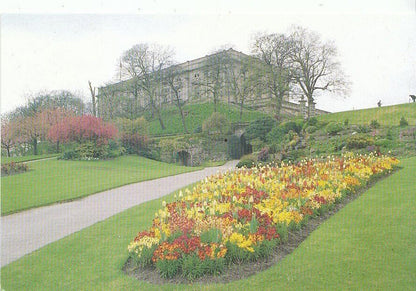 Nottinghamshire Postcard - East Front, Nottingham Castle  AB228