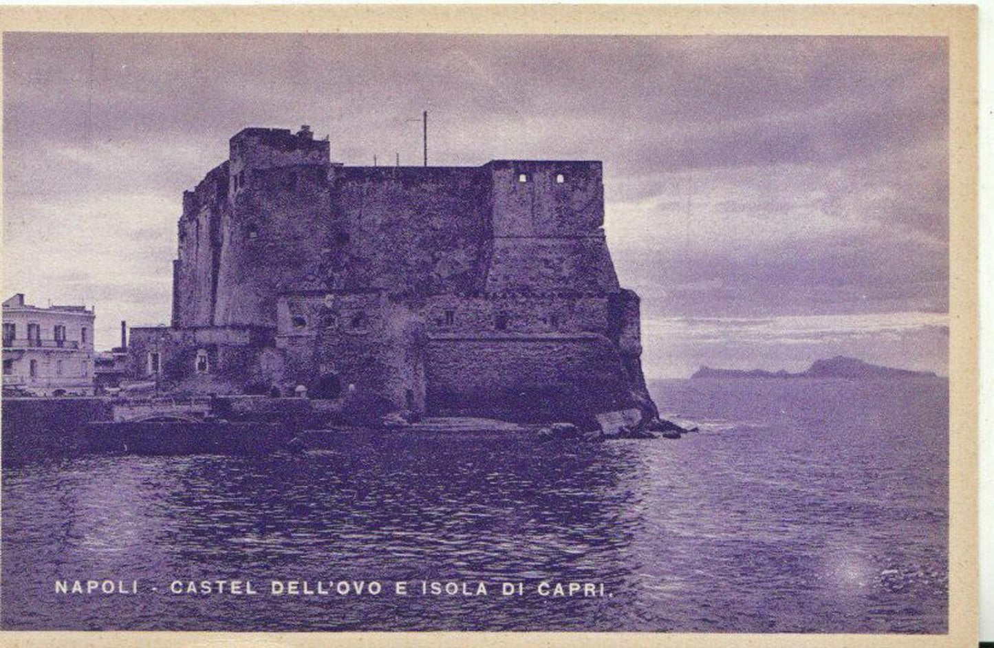 Italy Postcard - Napoli, Castel Dell'Ovo E Isola Di Capri  TZ6674