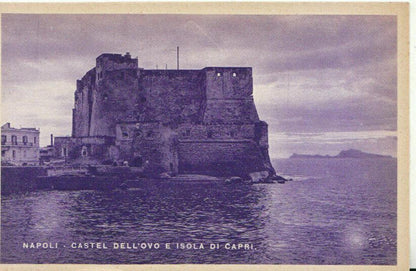 Italy Postcard - Napoli, Castel Dell'Ovo E Isola Di Capri  TZ6674
