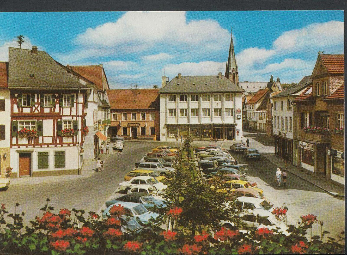 Germany Postcard - Felkebad Sobernheim An Der Nahe - Marktplatz   RR1965
