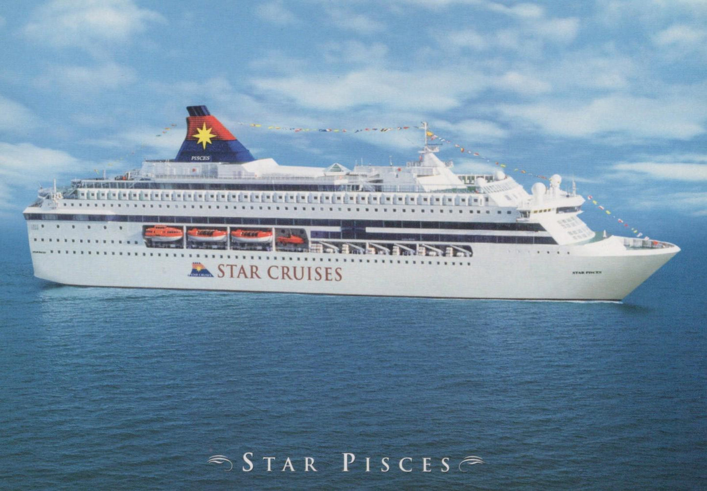 Japan Postcard Star Cruises Pisces Passenger Cruise Ship, Ocean Liner RR23186