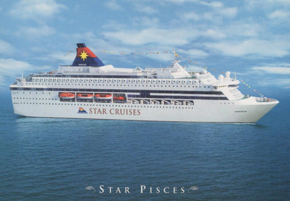 Japan Postcard Star Cruises Pisces Passenger Cruise Ship, Ocean Liner RR23186