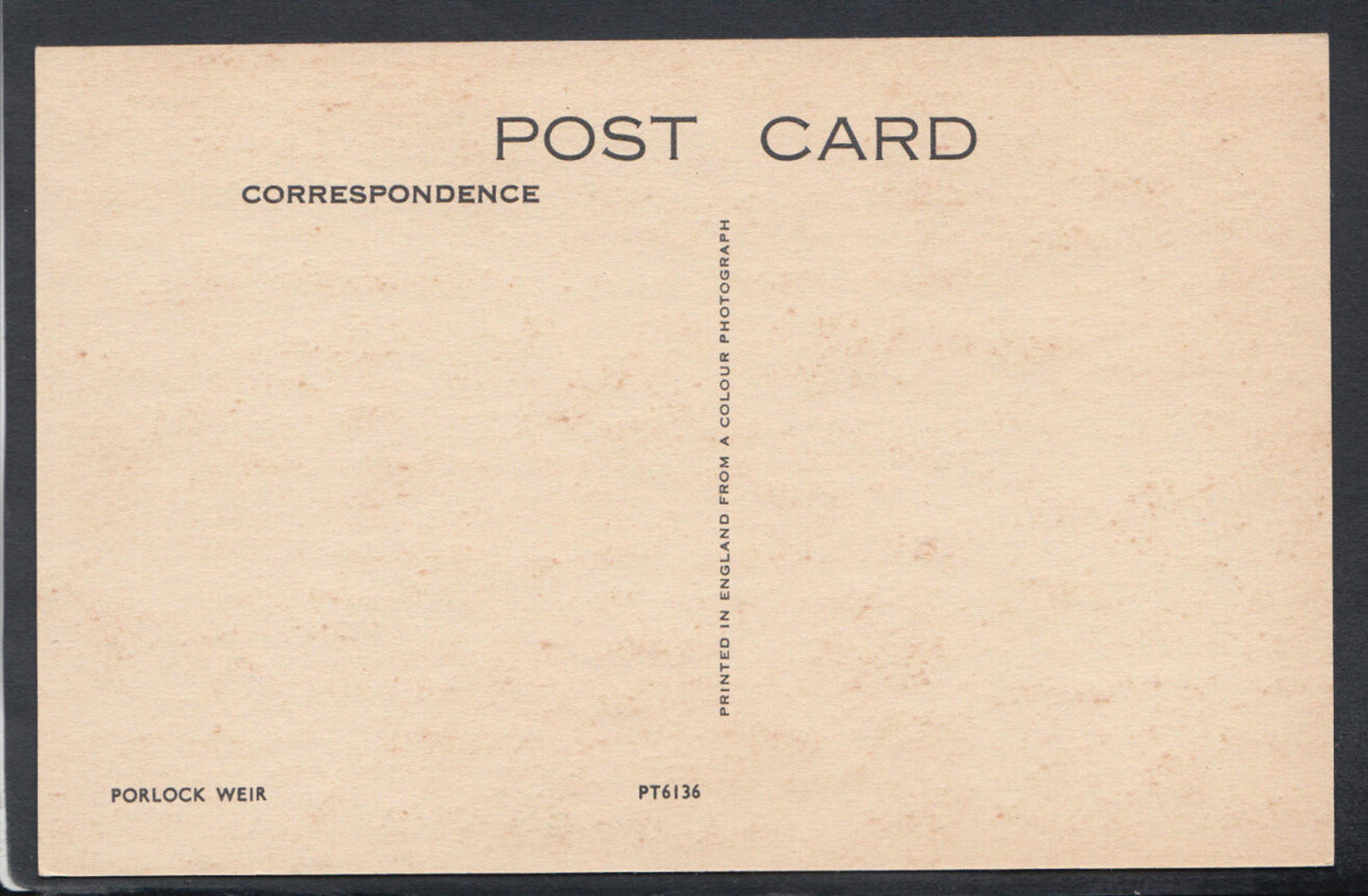 Somerset Postcard - Porlock Weir     RS13956