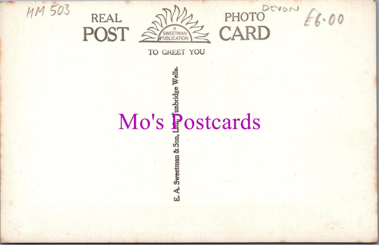 Devon Postcard - North Malton, The Square  HM503