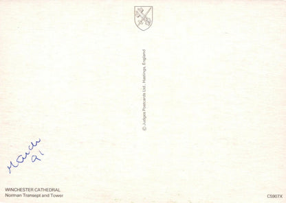 Hampshire Postcard - Winchester Cathedral, Norman Transept and Tower RR7829