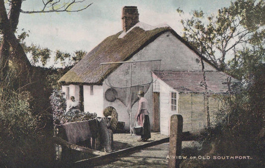 Lancashire Postcard - A View of Old Southport    RS40910