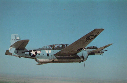 Military Aviation Postcard - Grumman TBM Avenger Aeroplane RS24408