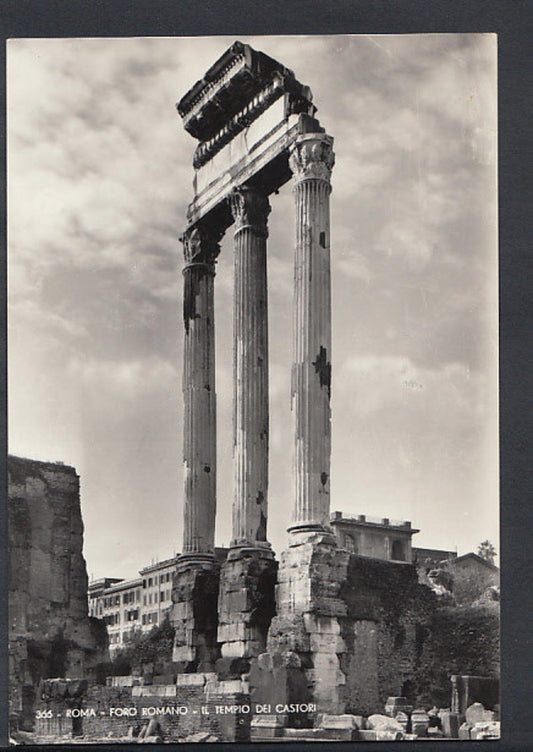 Italy Postcard - Roma - Foro Romano - Il Tempio Dei Castori RR2223