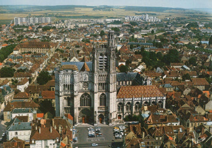 France Postcard - Aerial View of Sens, Yonne    RRR356