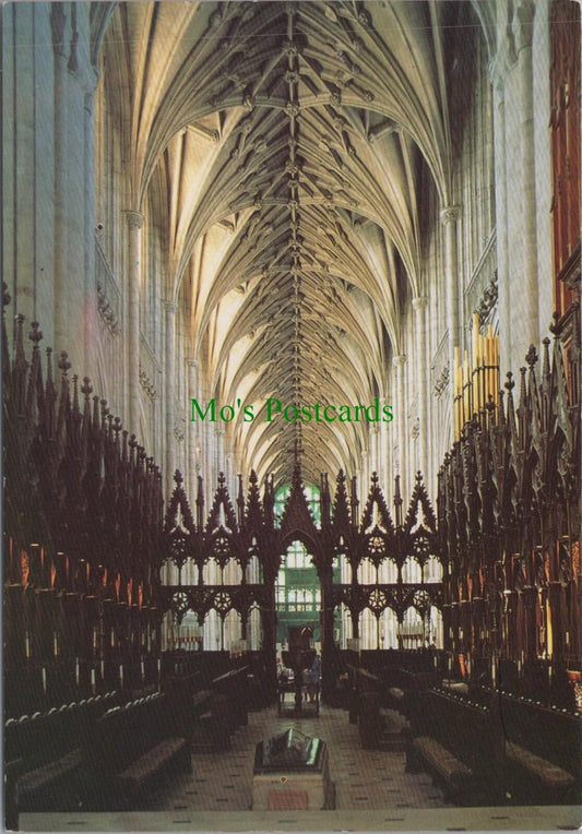 Hampshire Postcard - The Choir, Winchester Cathedral   RR12096
