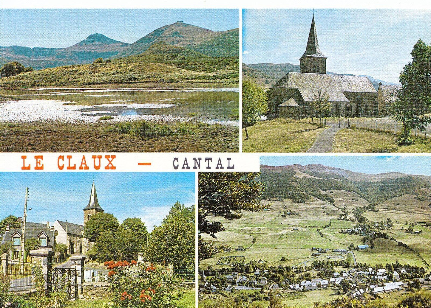 France Postcard - Sur Les Monts Du Cantal Le Claux  SM301