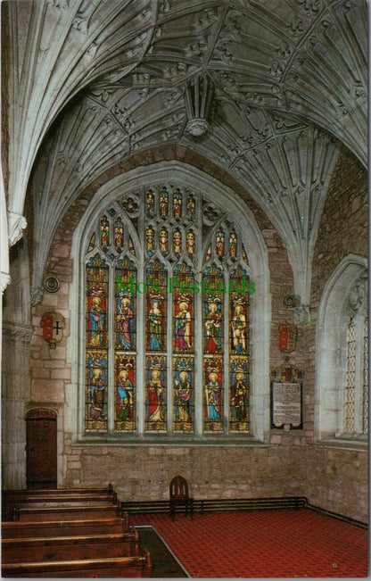 Devon Postcard - Church of St Mary of Ottery Dorset Aisle RS31997